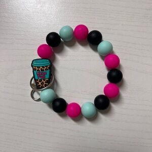 Colorful Kids Bracelet with Keychain